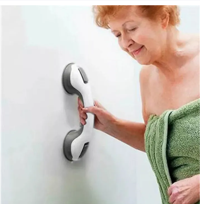 1PC Safety Helping Handle for your Old Parents Anti Slip Support Toilet Bathroom Safety  Grab Bar Vacuum Sucker Handrail Household Suction Cup Bath Rail