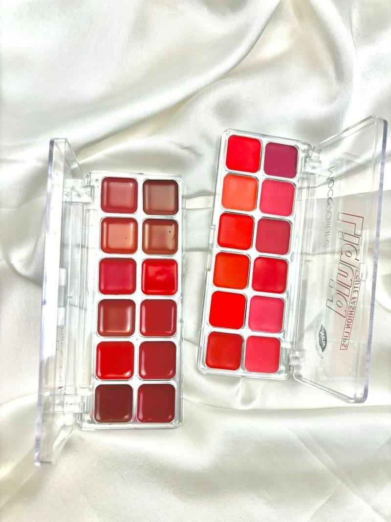 💄 *12-in-1 Lip Palette: Your Perfect Lip &amp; Cheek Companion!* 💋 &nbsp;